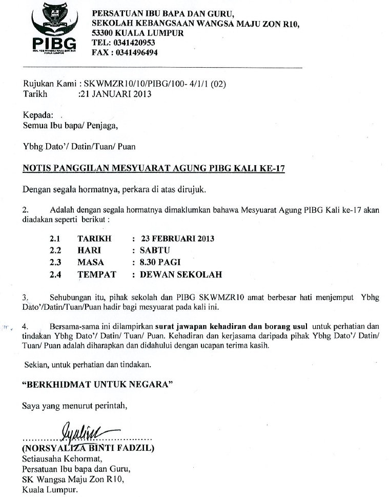 25  January  2013  Sekolah Kebangsaan Wangsa Maju Zon R10